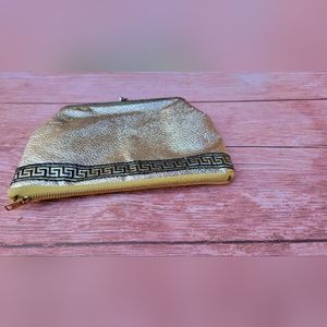 Vintage Gold and Black Clutch